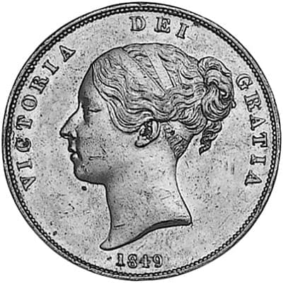 British 1849 Penny