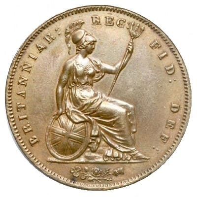 British 1853 Penny Value