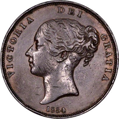 British 1854 Penny