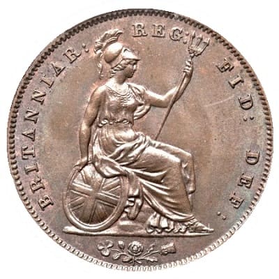 British 1857 Penny Value