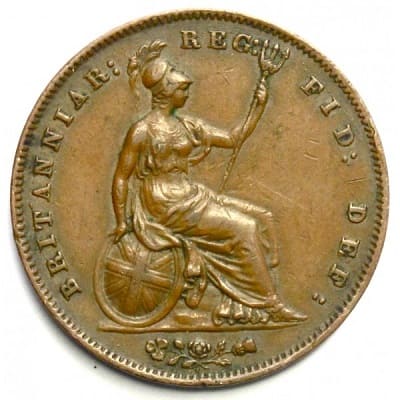 British 1858 Penny Value