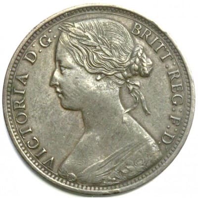 British 1863 Penny
