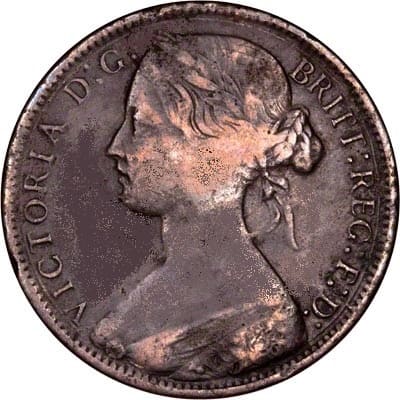 British 1870 Penny