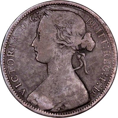 British 1871 Penny