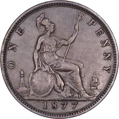 British 1877 Penny Value