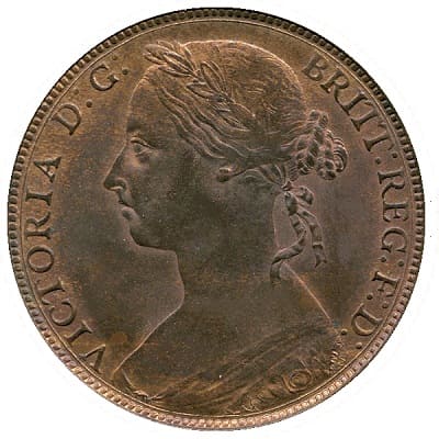 British 1884 Penny