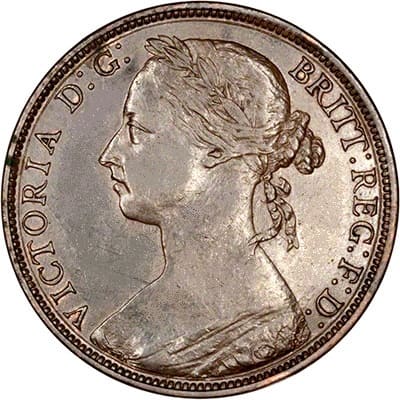 British 1885 Penny