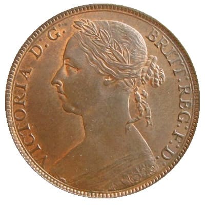 British 1891 Penny