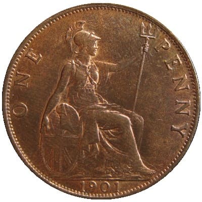 British 1901 Penny Value
