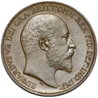British 1908 Penny