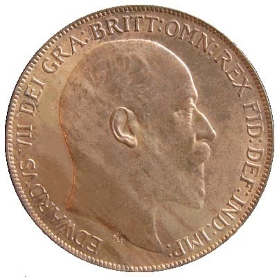 British 1909 Penny
