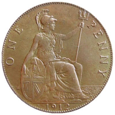 British 1912 Penny Value