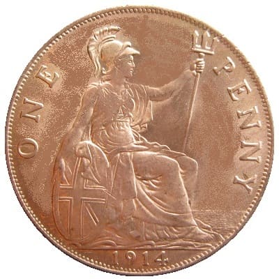 British 1914 Penny Value