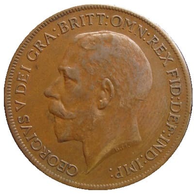 British 1922 Penny