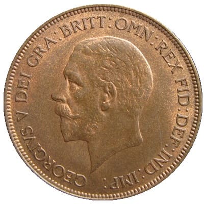 British 1928 Penny
