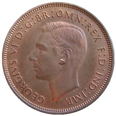 British 1937 Penny