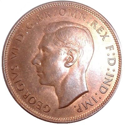 British 1938 Penny