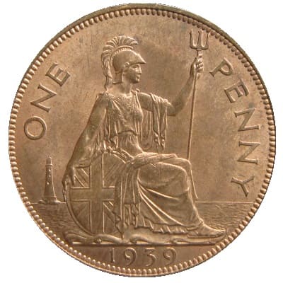 British 1939 Penny Value
