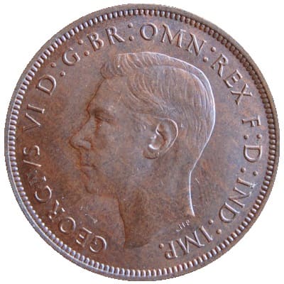 British 1945 Penny