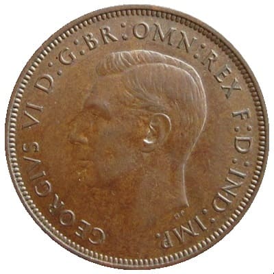 British 1946 Penny