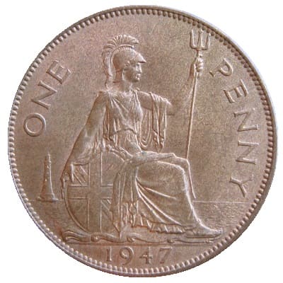 British 1947 Penny Value