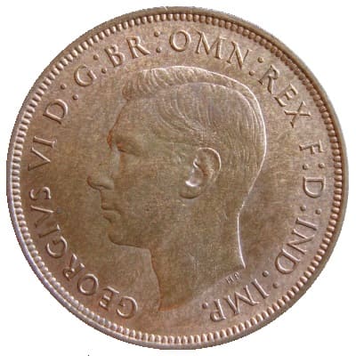 British 1948 Penny