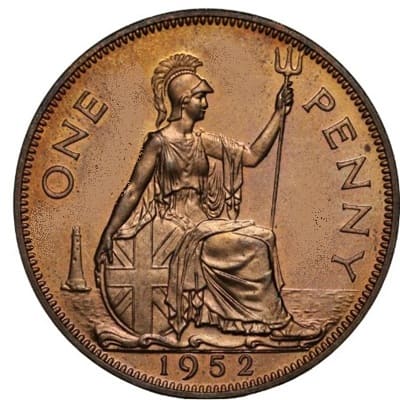 British 1952 Penny Value