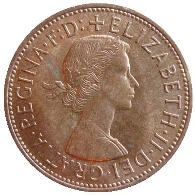British 1961 Penny
