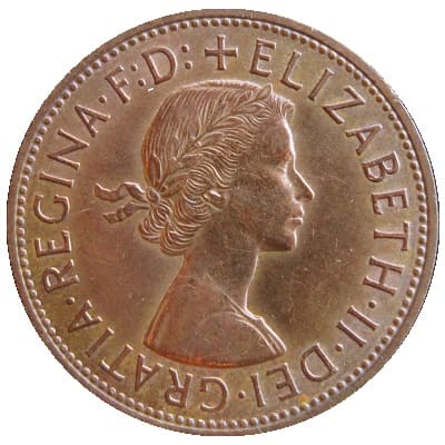 British 1964 Penny