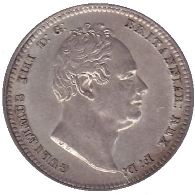 British 1835 Shilling