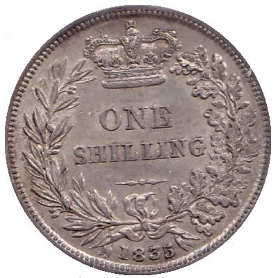British 1835 Shilling Value
