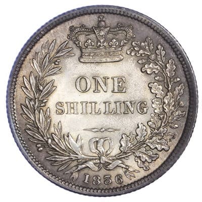 British 1836 Shilling Value