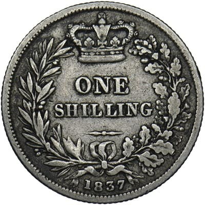 British 1837 Shilling Value