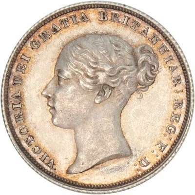 British 1838 Shilling