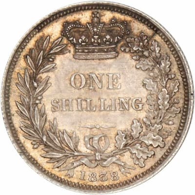 British 1838 Shilling Value