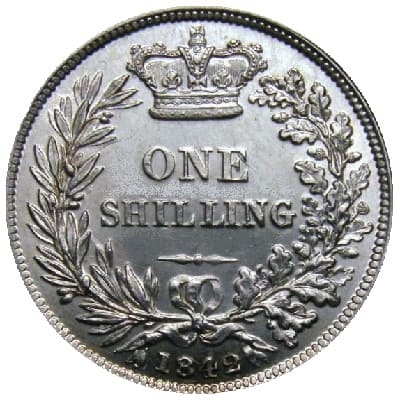 British 1842 Shilling Value