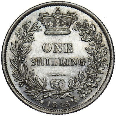 British 1845 Shilling Value