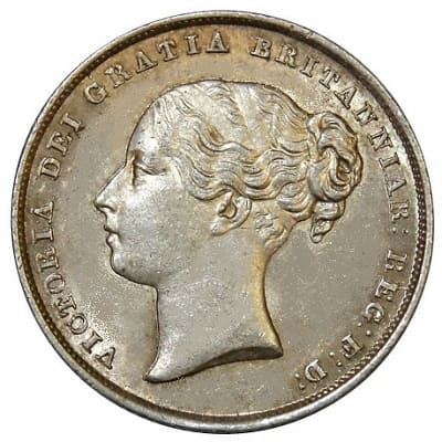 British 1846 Shilling