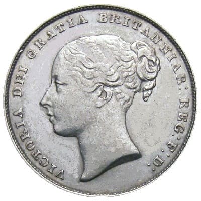 British 1852 Shilling