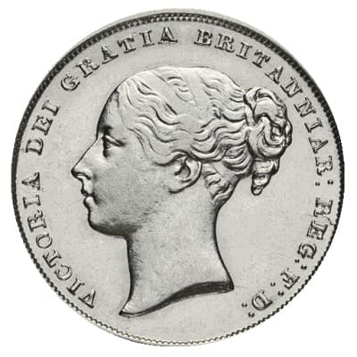 British 1853 Shilling