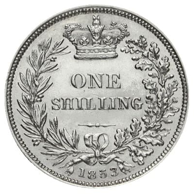 British 1853 Shilling Value