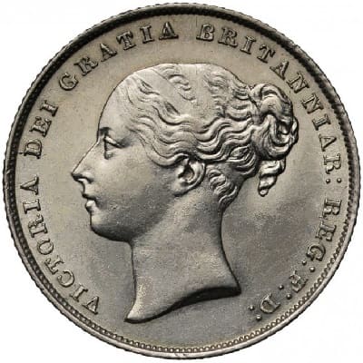 British 1854 Shilling