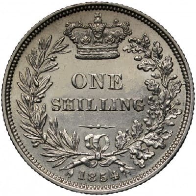 British 1854 Shilling Value
