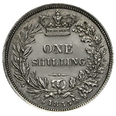 British 1855 Shilling Value