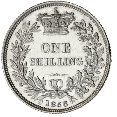 British 1856 Shilling Value