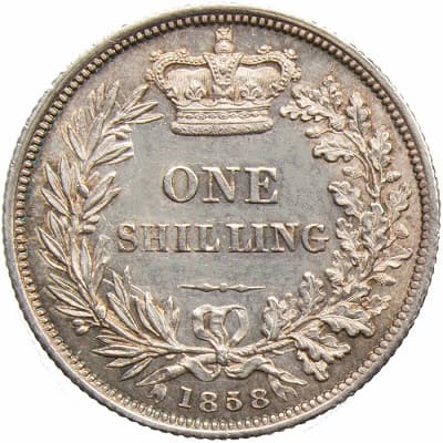 British 1858 Shilling Value