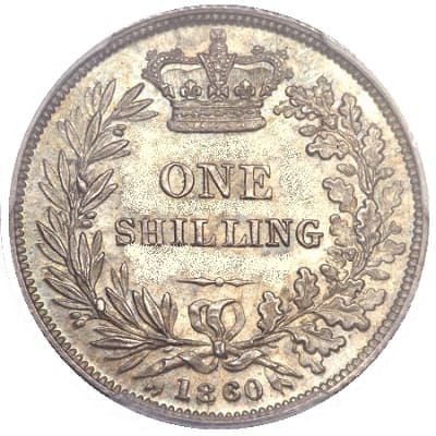 British 1860 Shilling Value