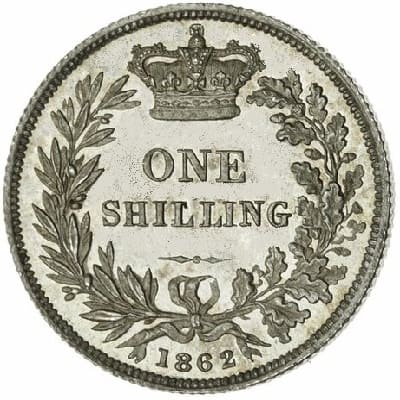 British 1862 Shilling Value