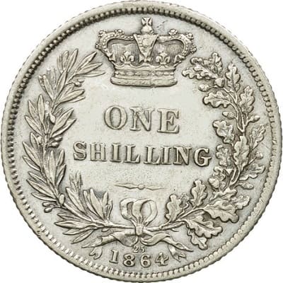 British 1864 Shilling Value