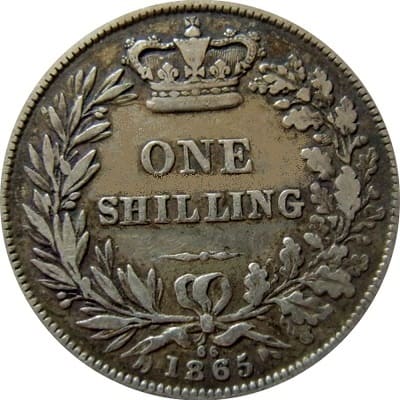 British 1865 Shilling Value